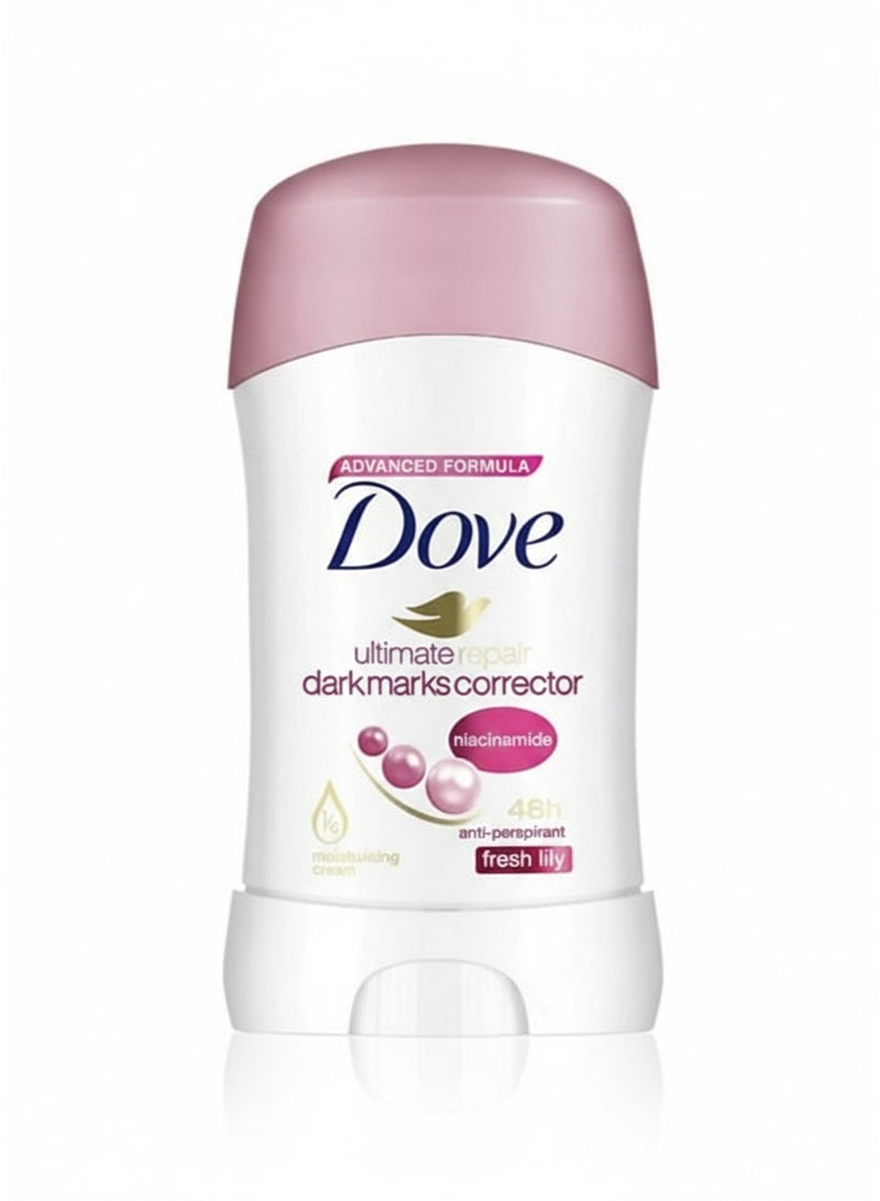 مزيل عرق دوف ستيك بخلاصة الزنبق المنعش (Fresh Lily) - 40 جرام